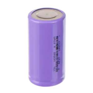 DaVinci MIQRO 18350 Battery standing upright with top terminal visible